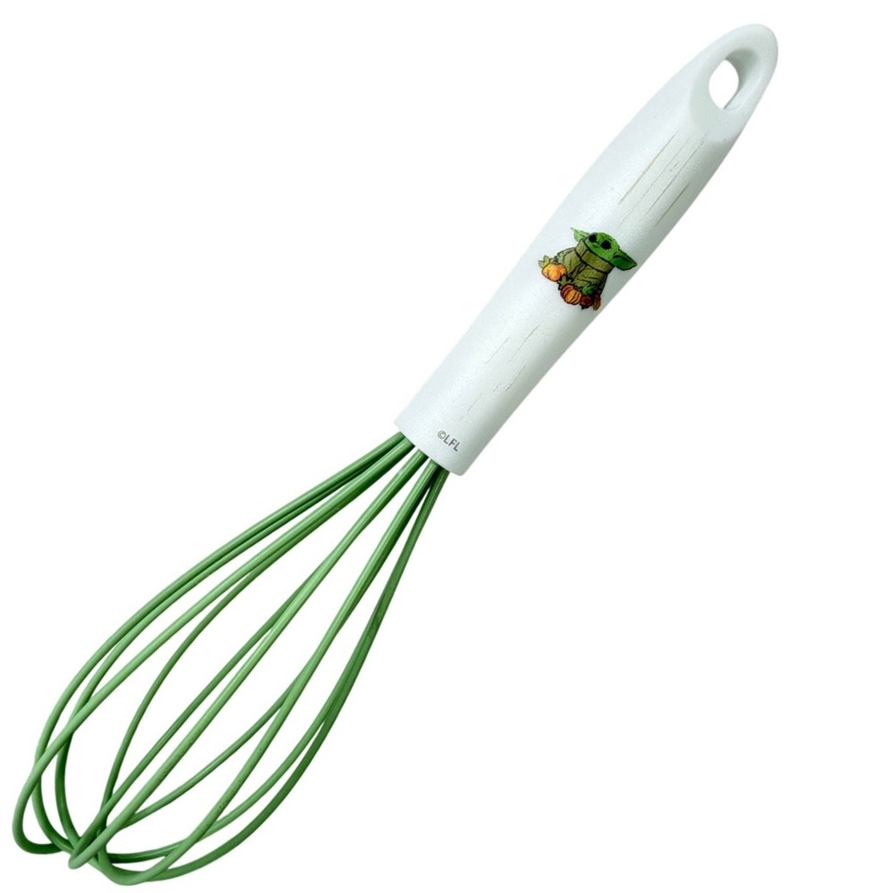 Star Wars Grogu Green Silicone Kitchen Whisk Mandalorian Baby Yoda Collectible
